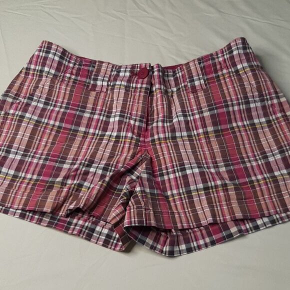 CHINO Pink Plaid Shorts - Picture 1 of 10